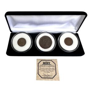 Unique Early Cent Collection - Large Cent, Indian Head Penny, Lincoln Wheat Cent